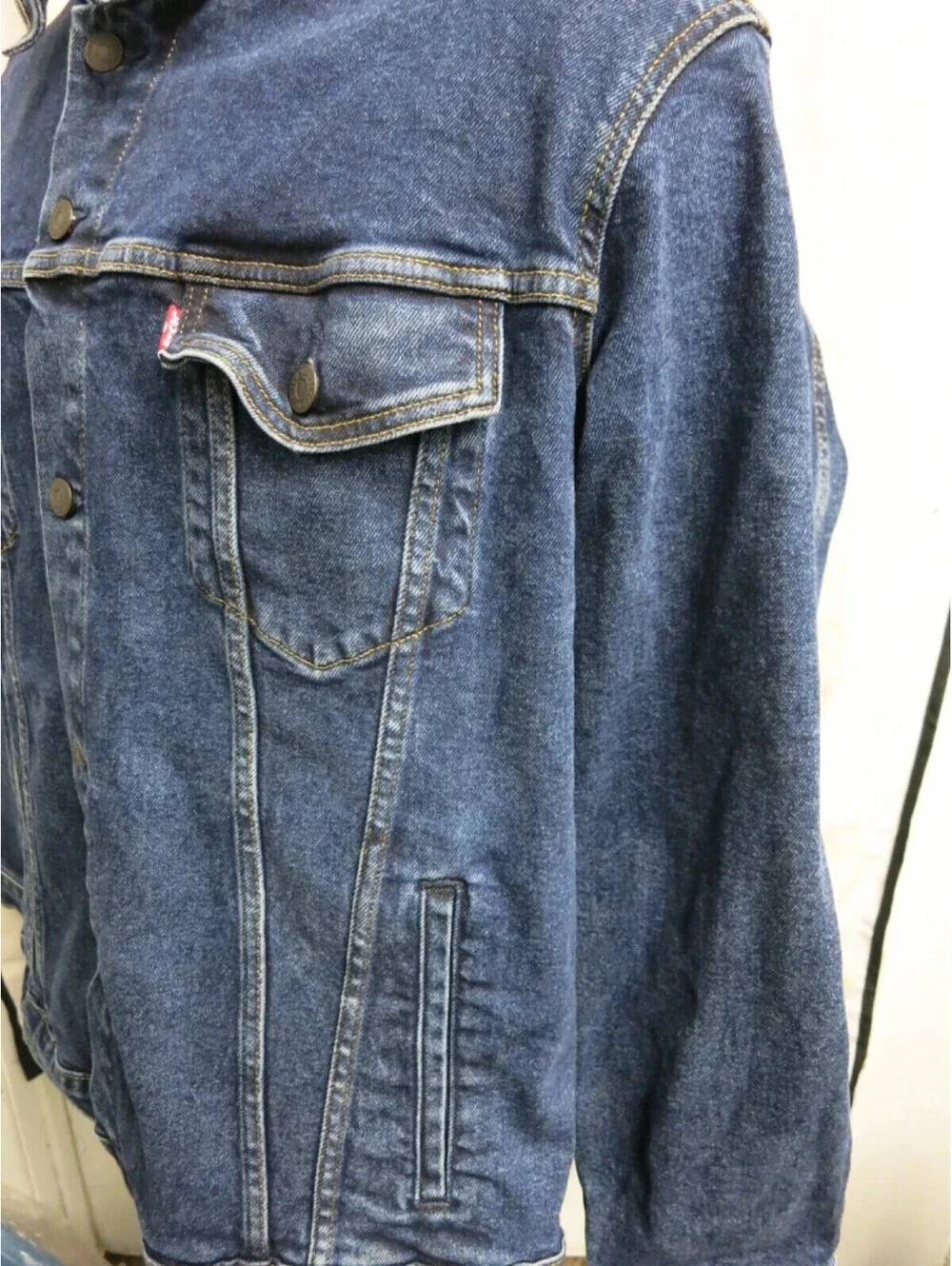 Levi's Men's US Size XXL Blue Denim Button-Up Jean Jacket
